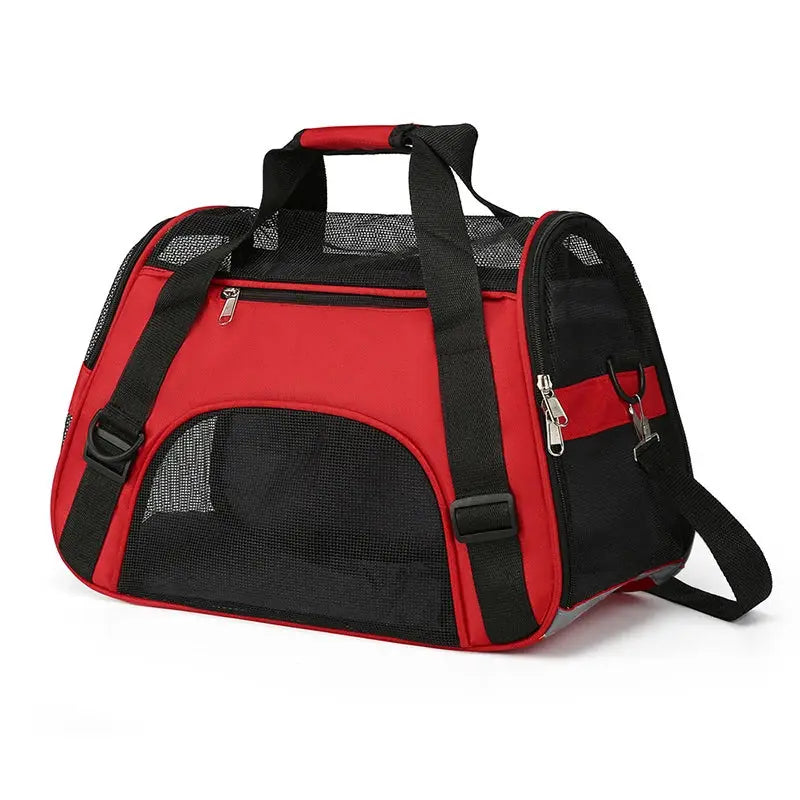 Cat Bags Portable Dog Carrier Bag Mesh Breathable Foldable Cats Carrier Bag Travel Breathable Transport Handbag MyloveFreyja